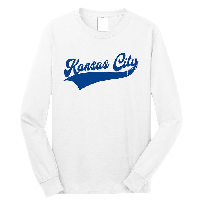 Kansas City Throwback Design Classic Long Sleeve Shirt