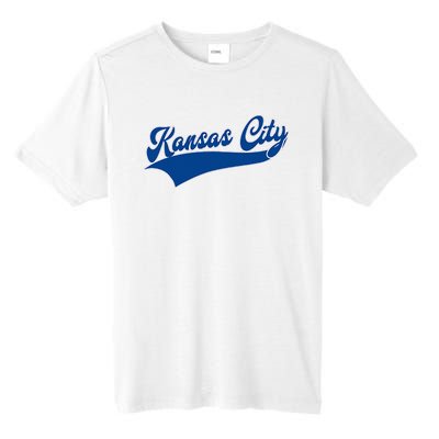 Kansas City Throwback Design Classic Tall Fusion ChromaSoft Performance T-Shirt