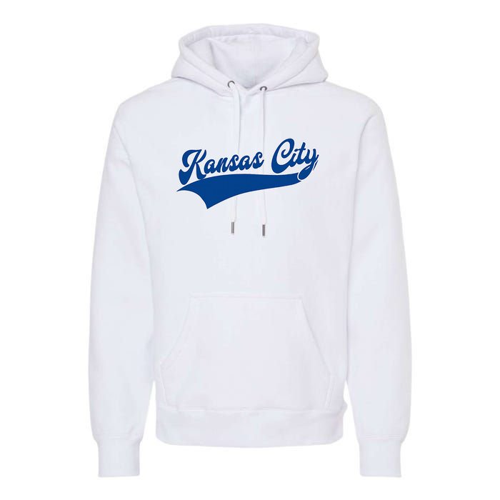 Kansas City Throwback Design Classic Premium Hoodie