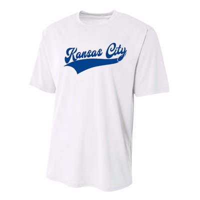 Kansas City Throwback Design Classic Performance Sprint T-Shirt