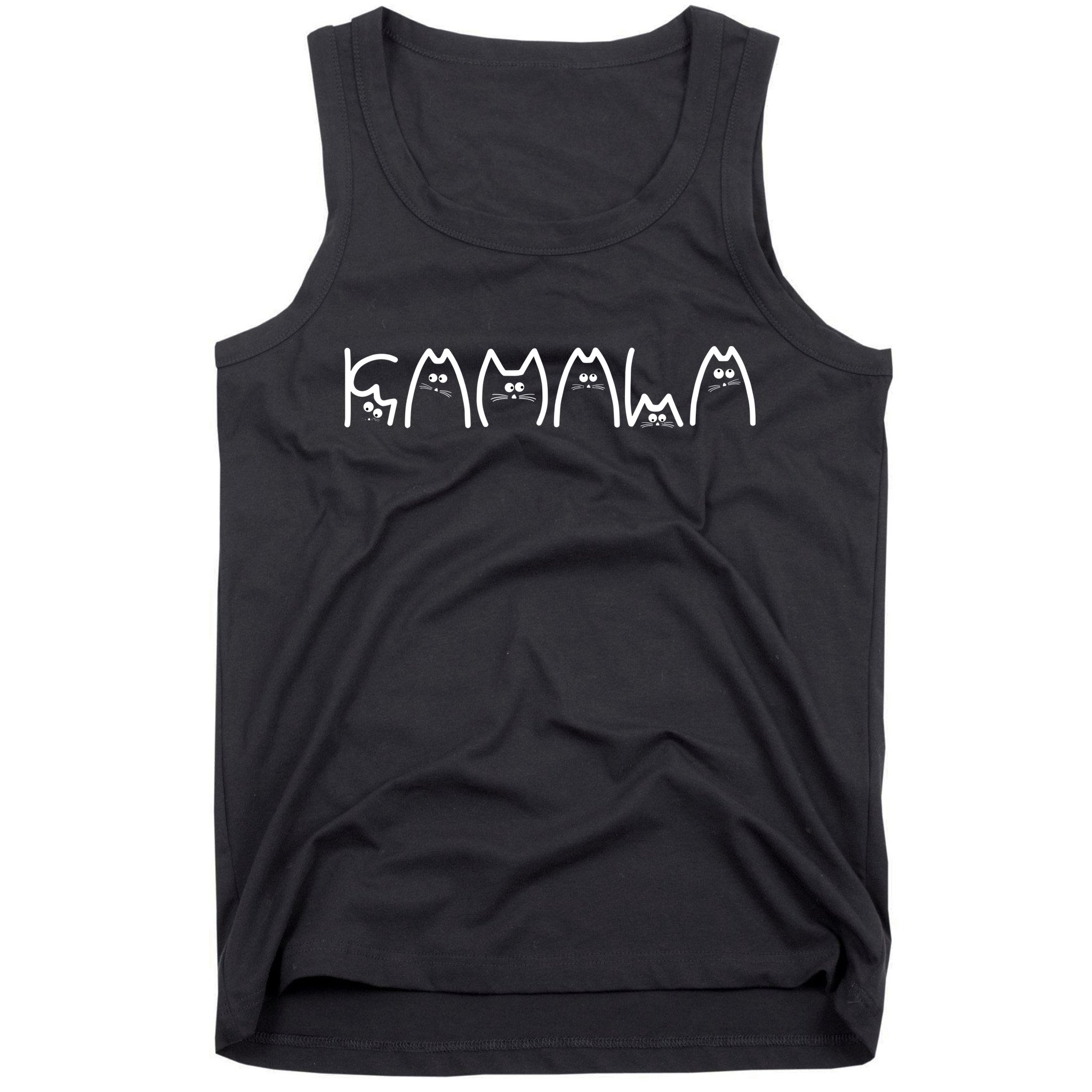 Kamala Cat Typography Alphabet Cats For Kamala Harris 2024 Tank Top