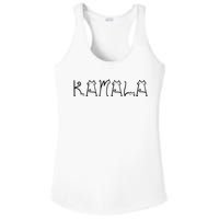 Kamala Cat Typography Alphabet Cats For Kamala Harris 2024 Ladies PosiCharge Competitor Racerback Tank