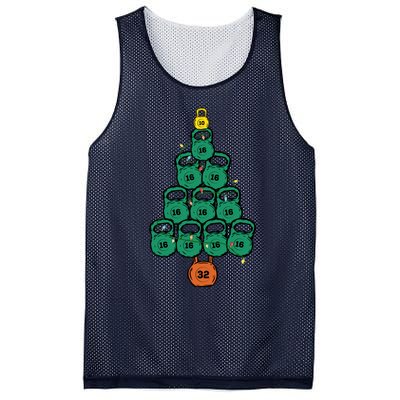 Kettlebell Christmas Tree Classic Mesh Reversible Basketball Jersey Tank