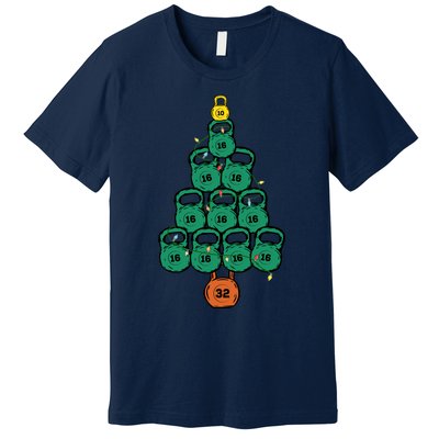 Kettlebell Christmas Tree Classic Premium T-Shirt