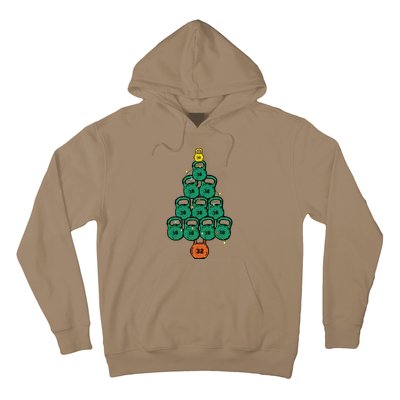 Kettlebell Christmas Tree Classic Hoodie