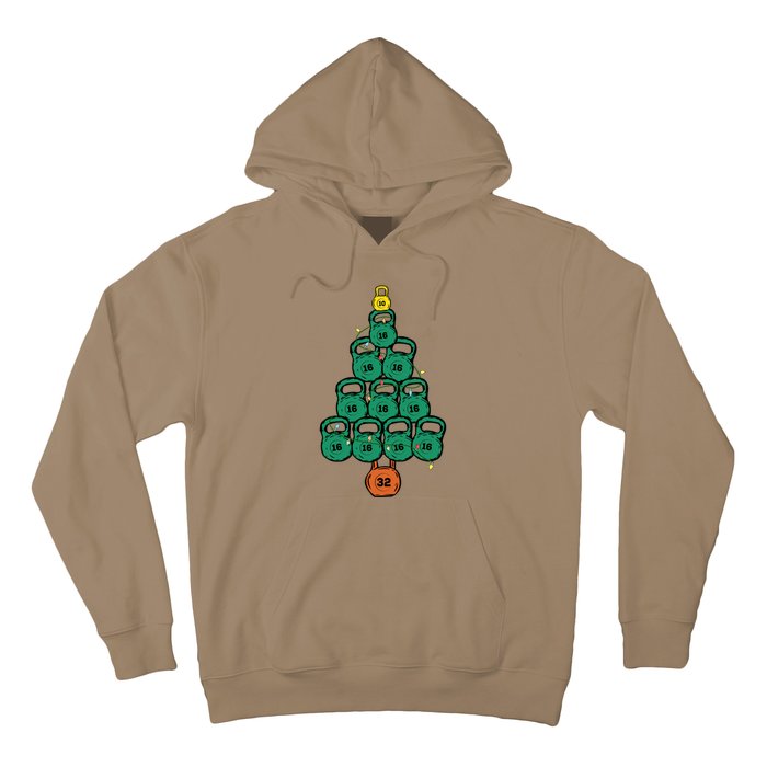 Kettlebell Christmas Tree Classic Hoodie