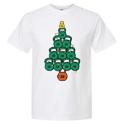 Kettlebell Christmas Tree Classic Garment-Dyed Heavyweight T-Shirt