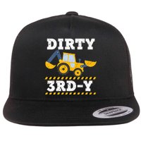 Kids Construction Truck 3rd Birthday Boy Excavator 3 Digger Flat Bill Trucker Hat