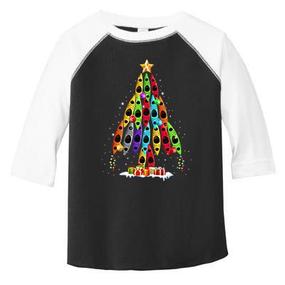 Kayak Christmas Tree Decor Xmas Kayaking For Kayaker Cool Gift Toddler Fine Jersey T-Shirt