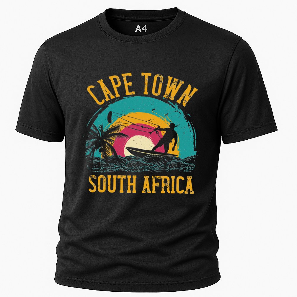Kitesurfing Cape Town South Africa Cooling Performance Crew T-Shirt