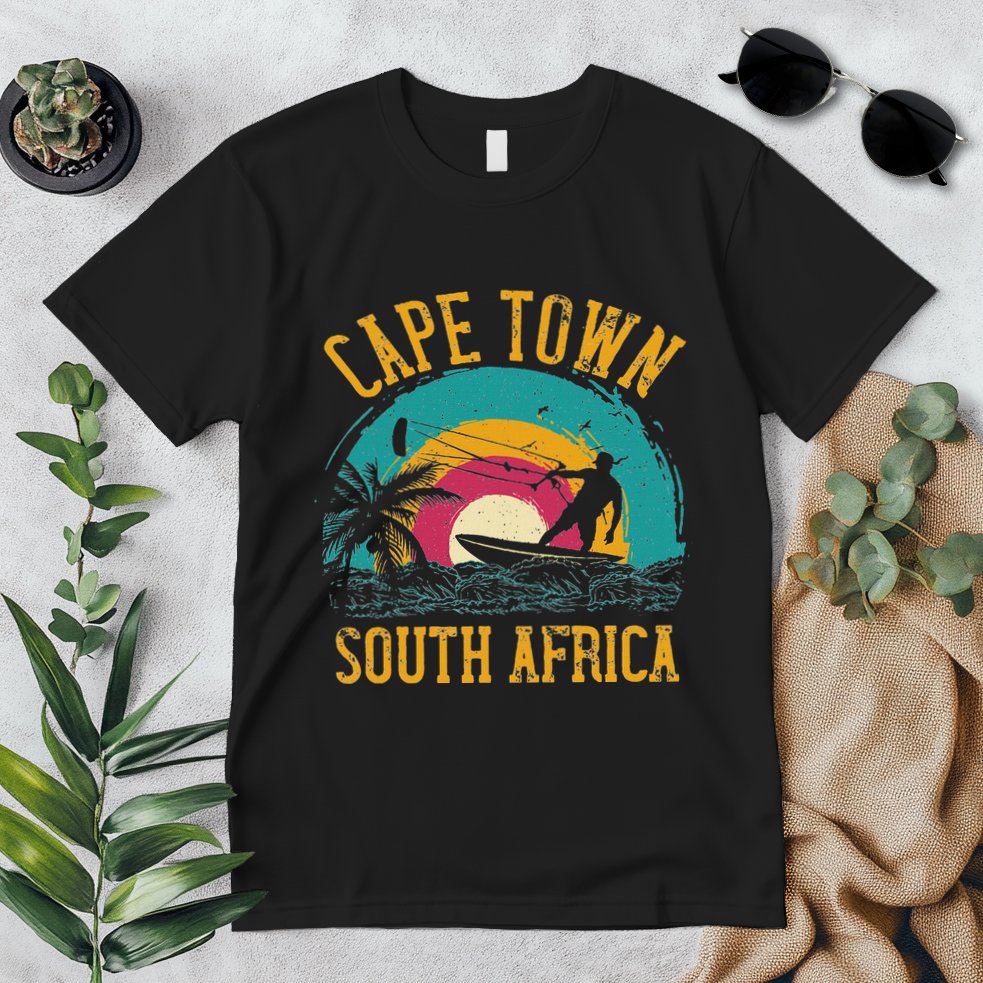 Kitesurfing Cape Town South Africa Premium T-Shirt