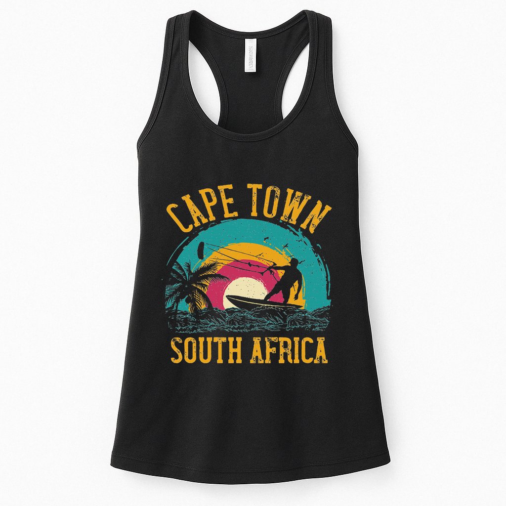Kitesurfing Cape Town South Africa Womens Tank Top