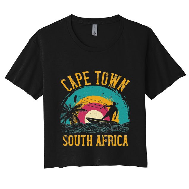 Kitesurfing Cape Town South Africa Crop Top