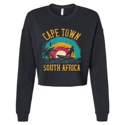 Kitesurfing Cape Town South Africa Cropped Pullover Crew
