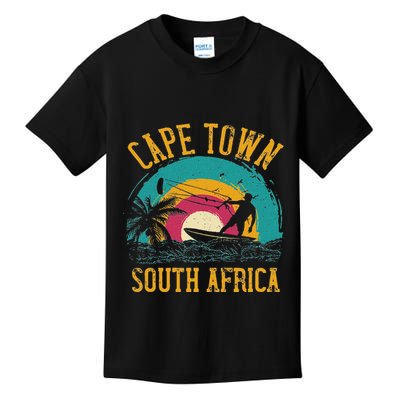 Kitesurfing Cape Town South Africa Kids T-Shirt