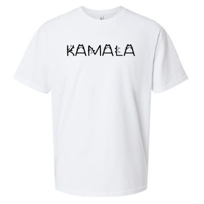 Kamala Cat Typography Alphabet Cats For Kamala Harris 2024 Sueded Cloud Jersey T-Shirt