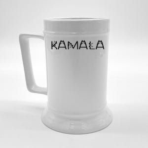 Kamala Cat Typography Alphabet Cats For Kamala Harris 2024 Beer Stein