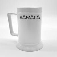 Kamala Cat Typography Alphabet Cats For Kamala Harris 2024 Beer Stein