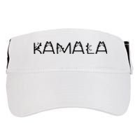 Kamala Cat Typography Alphabet Cats For Kamala Harris 2024 Adult Drive Performance Visor