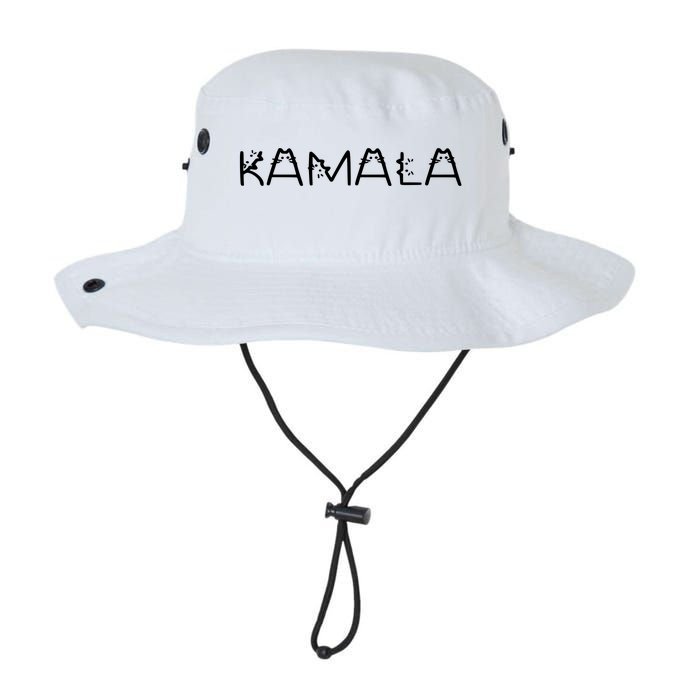 Kamala Cat Typography Alphabet Cats For Kamala Harris 2024 Legacy Cool Fit Booney Bucket Hat