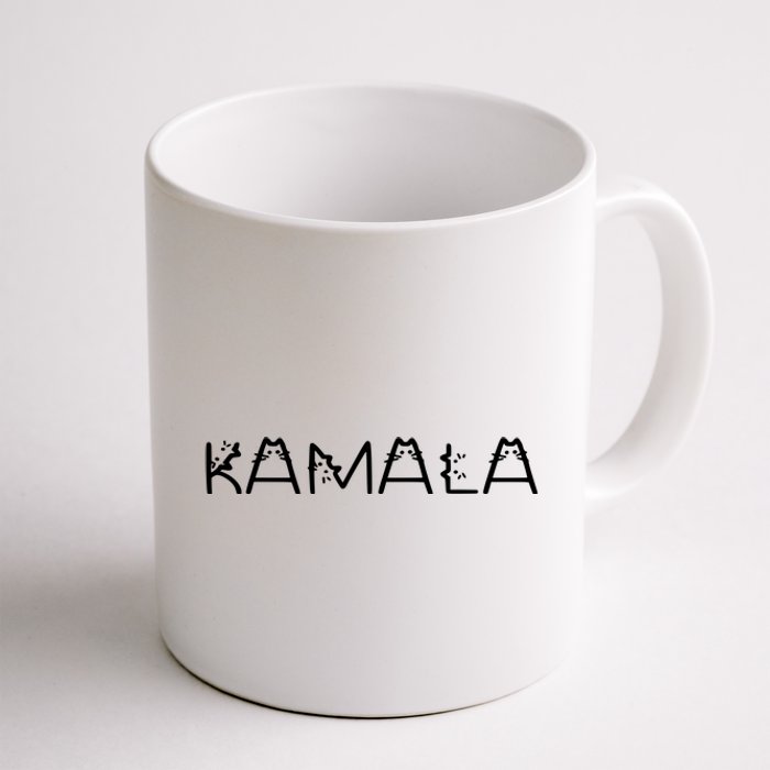 Kamala Cat Typography Alphabet Cats For Kamala Harris 2024 Coffee Mug