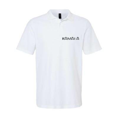 Kamala Cat Typography Alphabet Cats For Kamala Harris 2024 Softstyle Adult Sport Polo