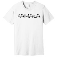 Kamala Cat Typography Alphabet Cats For Kamala Harris 2024 Premium T-Shirt