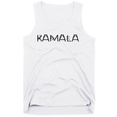 Kamala Cat Typography Alphabet Cats For Kamala Harris 2024 Tank Top