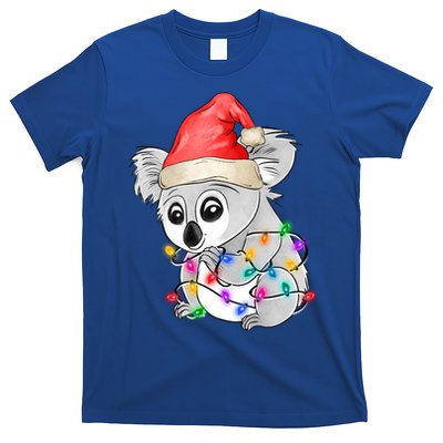 Koala Christmas Tree Light Tangled Pajama Xmas Graphic Great Gift T-Shirt