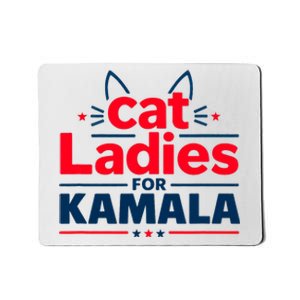 Kamala Cat Typography Funny Cat Ladies For Kamala Cat Lettering Positive Funny Mousepad