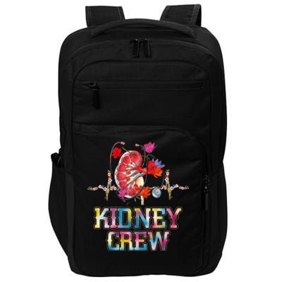 Kidney Crew Tech Nephrology Nurse Or Dialysis Technician Impact Tech Backpack