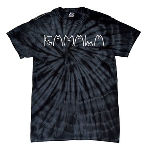 Kamala Cat Typography Alphabet Cute Funny Saying Quote Women Tie-Dye T-Shirt