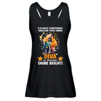 Karaoke Confidence Unleash Your Inner Diva Or Rockstar Ladies Essential Flowy Tank