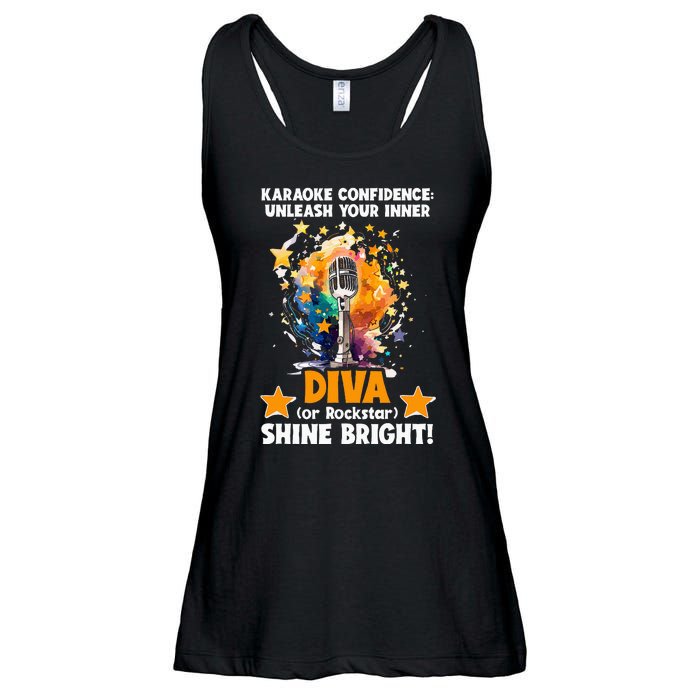 Karaoke Confidence Unleash Your Inner Diva Or Rockstar Ladies Essential Flowy Tank