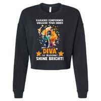 Karaoke Confidence Unleash Your Inner Diva Or Rockstar Cropped Pullover Crew