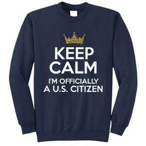 Keep Calm U.S. Citizen American Citizenship Naturalization Sweatshirt