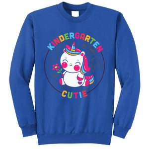 Kindergarten Cutie Unicorn Cute Kindergarten Gift Sweatshirt