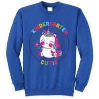 Kindergarten Cutie Unicorn Cute Kindergarten Gift Sweatshirt