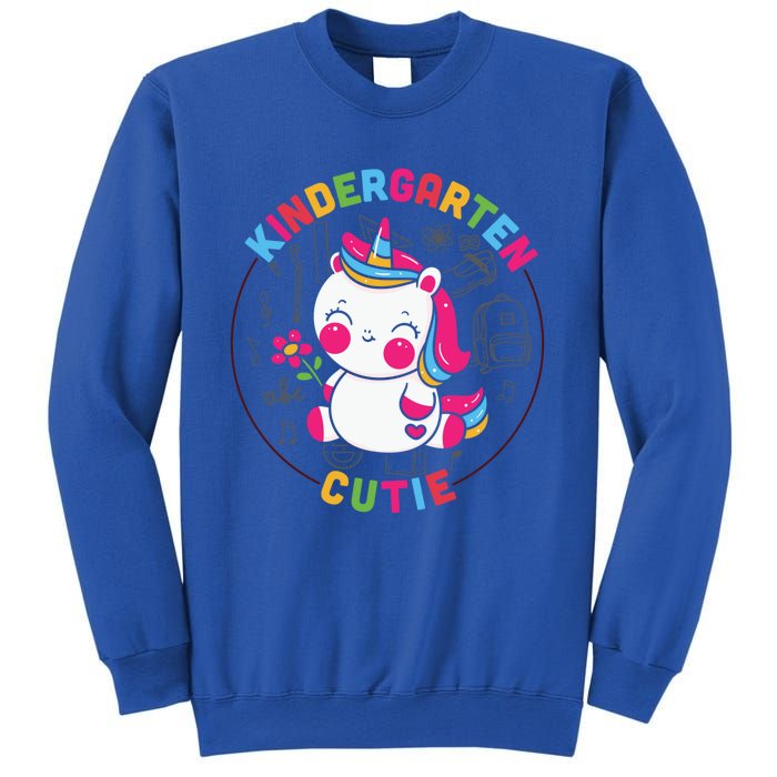 Kindergarten Cutie Unicorn Cute Kindergarten Gift Sweatshirt