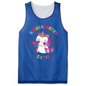 Kindergarten Cutie Unicorn Cute Kindergarten Gift Mesh Reversible Basketball Jersey Tank