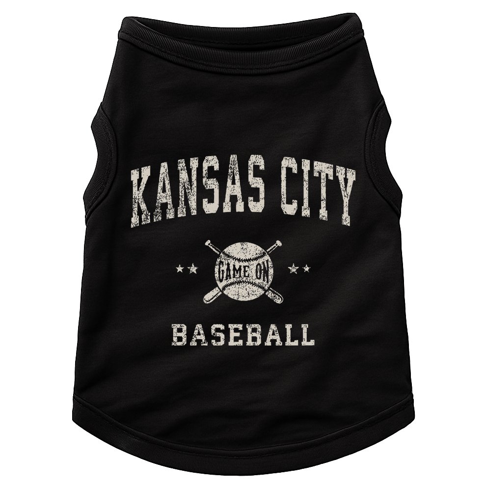 Kansas City Vintage Baseball Throwback Retro Design Doggie Tank