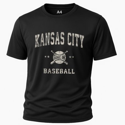 Kansas City Vintage Baseball Throwback Retro Design Performance Shirt