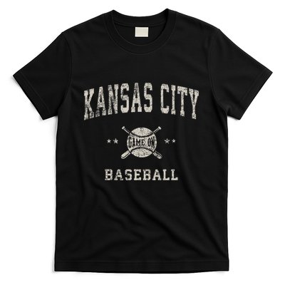 Kansas City Vintage Baseball Throwback Retro Design T-Shirt