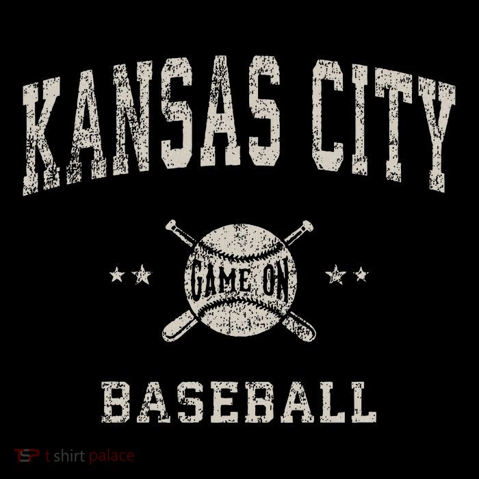 Kansas City Vintage Baseball Throwback Retro Design T-Shirt