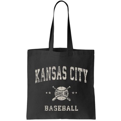 Kansas City Vintage Baseball Throwback Retro Design Bag