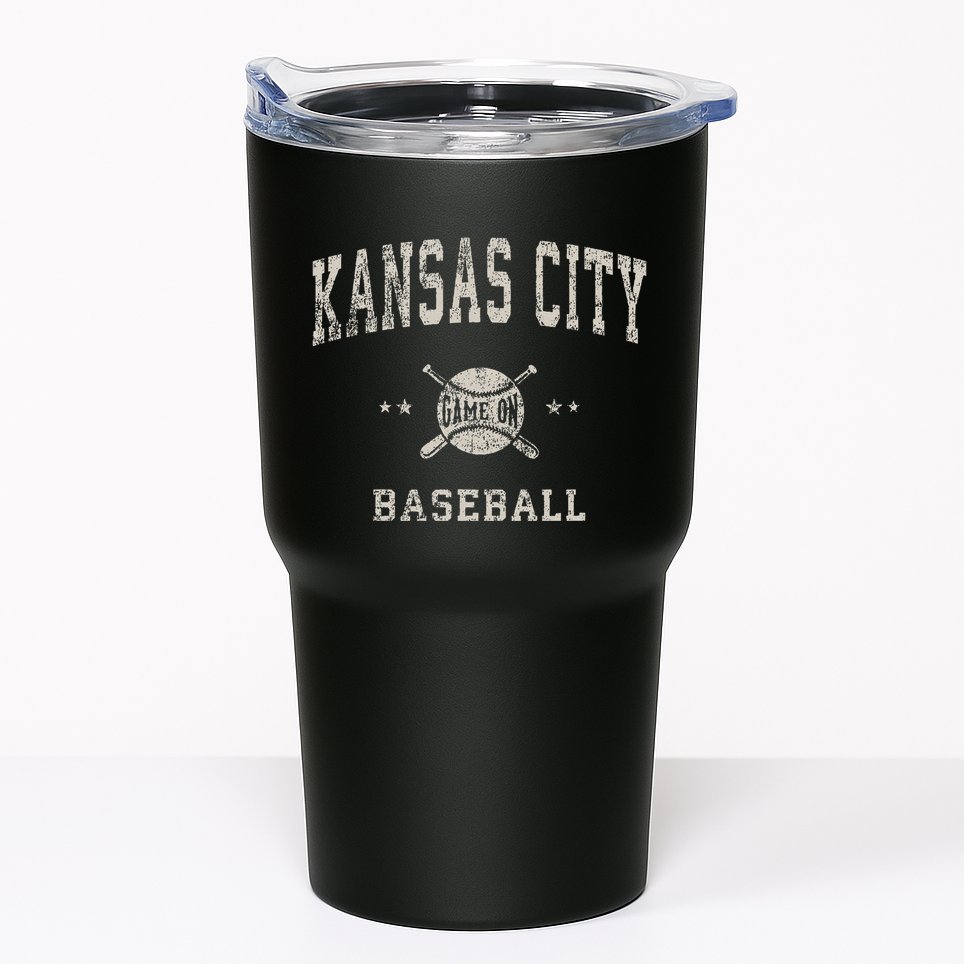 Kansas City Vintage Baseball Throwback Retro Design Tumbler