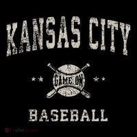 Kansas City Vintage Baseball Throwback Retro Design Baby Bodysuit