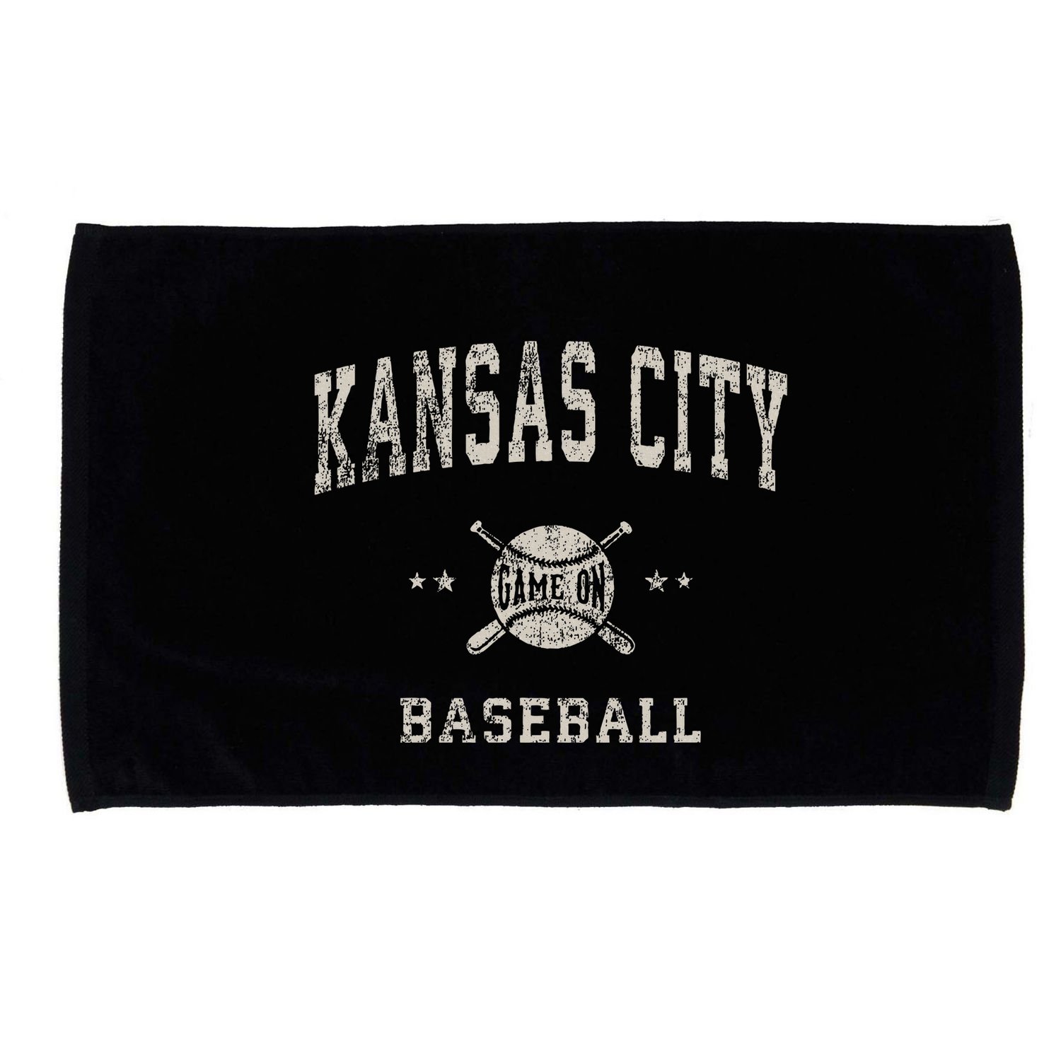Kansas City Vintage Baseball Throwback Retro Design Microfiber Hand Towel
