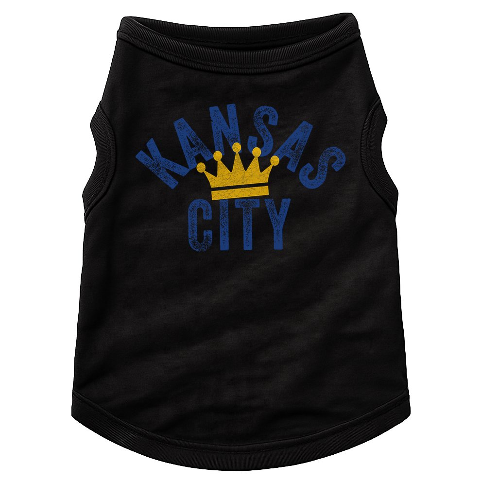 Kansas City Vintage Kc Blue & Yellow Cool Kansas City Locals Doggie Tank