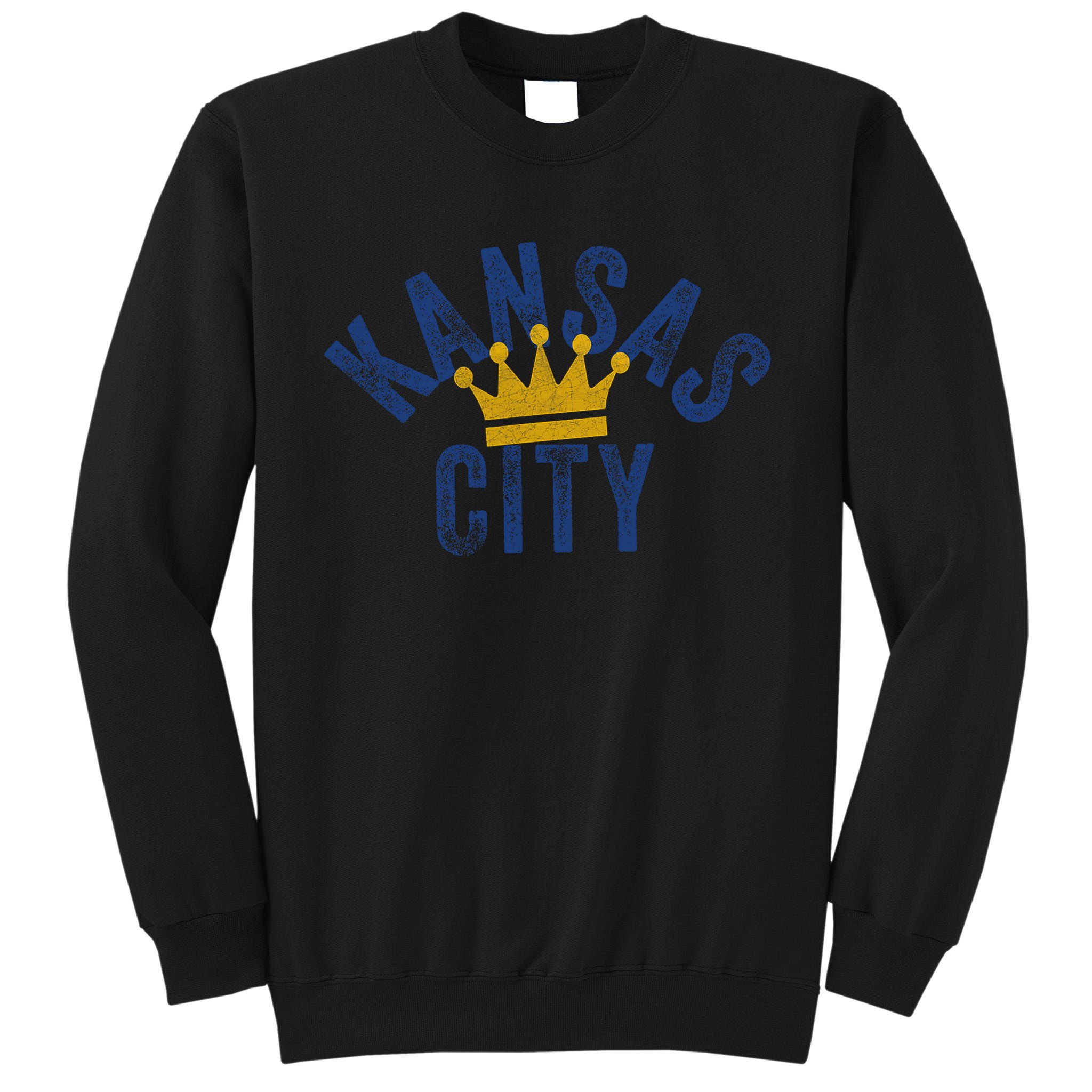 Kansas City Vintage Kc Blue & Yellow Cool Kansas City Locals Tall Sweatshirt